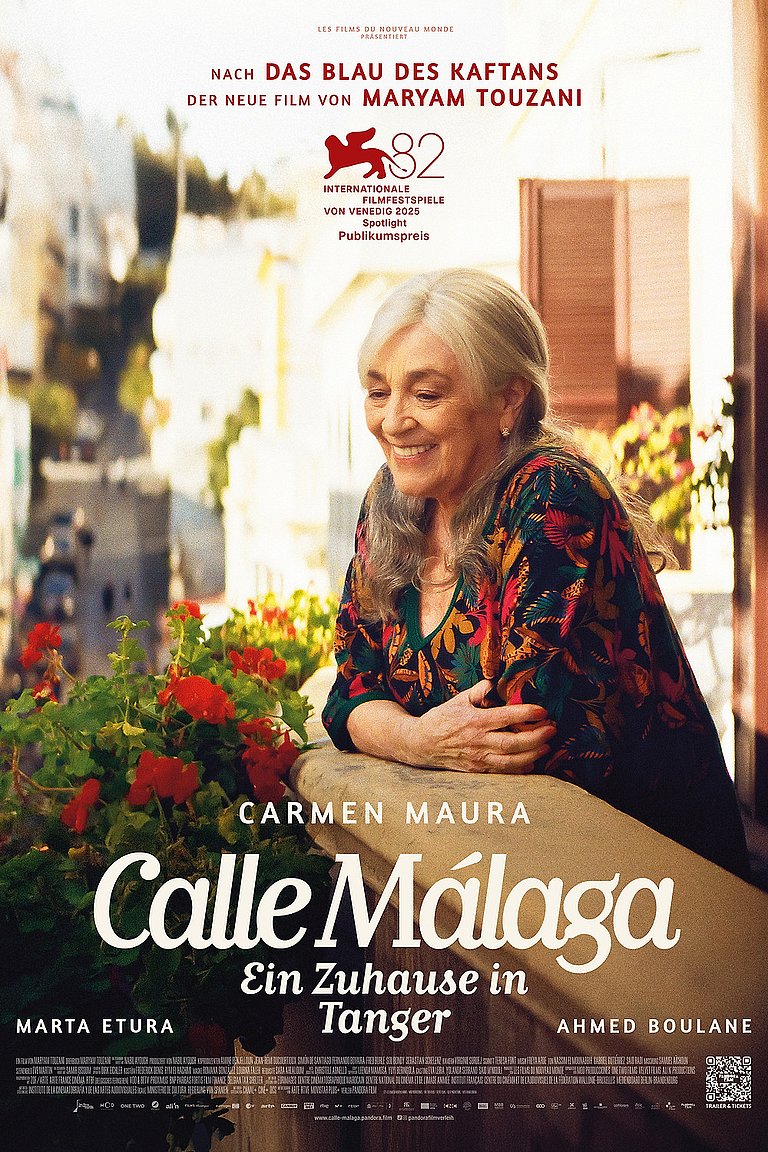 Filmplakat des Films CALLE MÁLAGA - EIN ZUHAUSE IN TANGER - SK