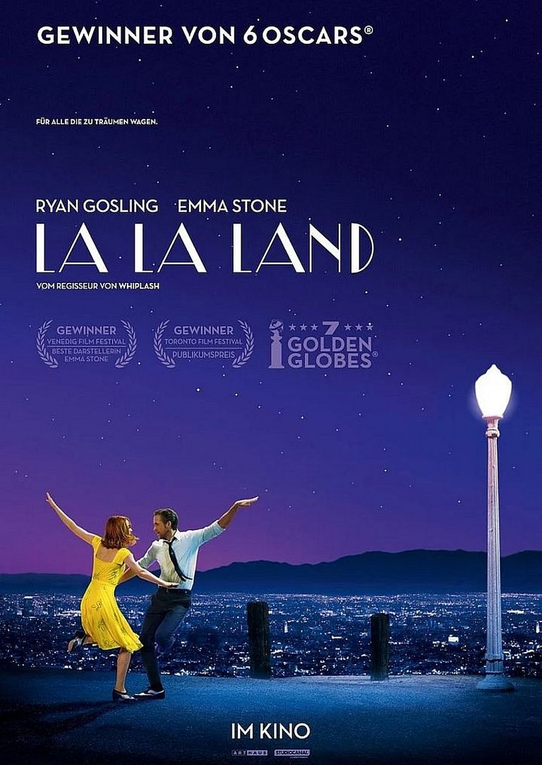 Filmplakat des Films La La Land - Stricken-Im-Kino