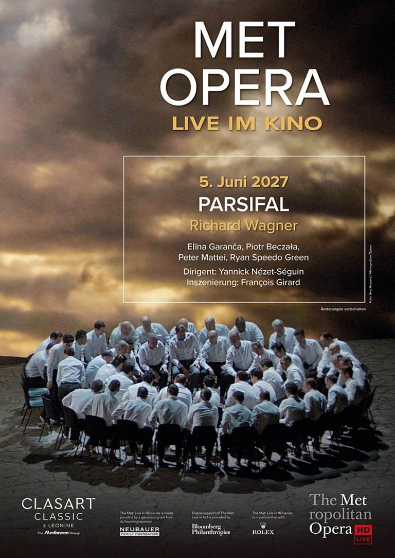 Filmplakat des Films PARSIFAL - Met Live 26/27