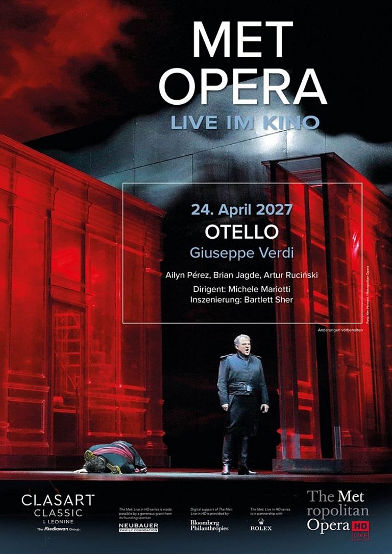 Filmplakat des Films OTELLO - Met Live 26/27