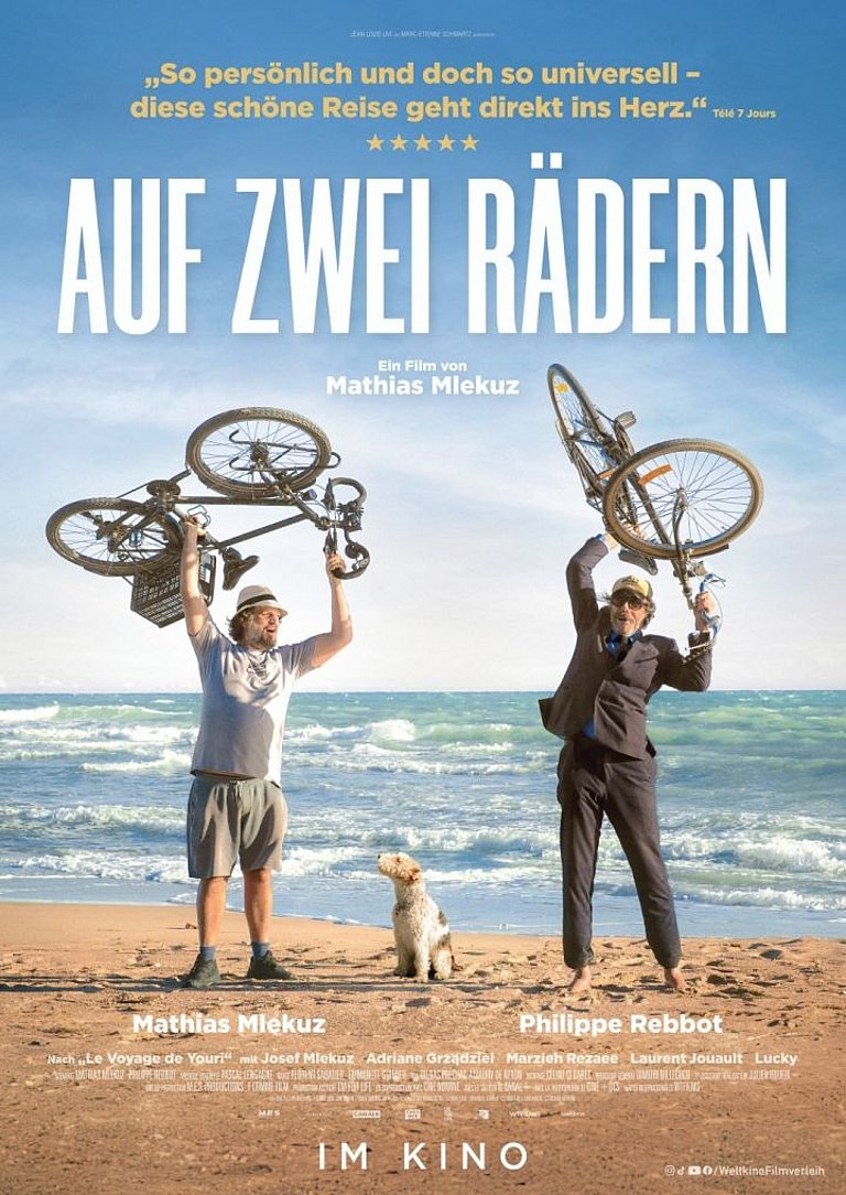 Filmplakat des Films Auf zwei Rädern