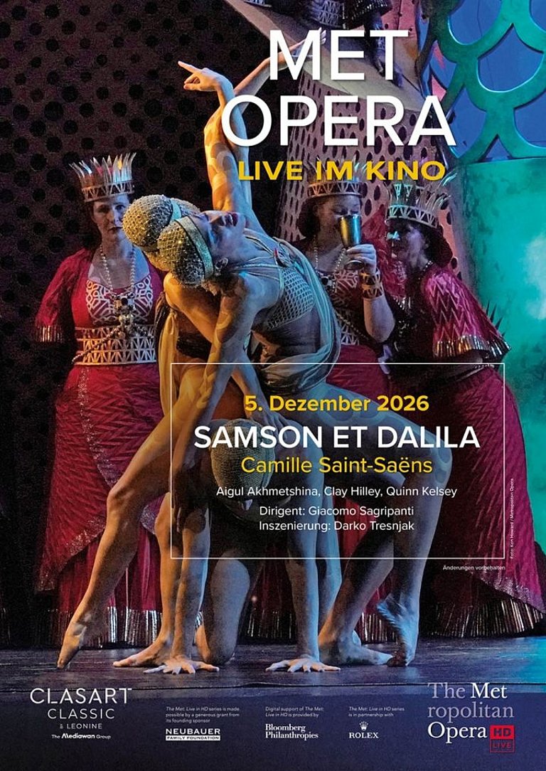 Filmplakat des Films SAMSON ET DALILA - Met Live 26/27