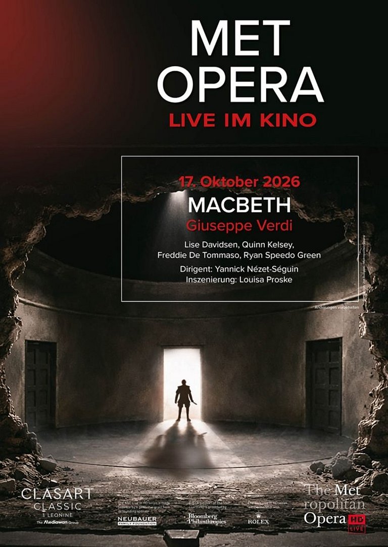 Filmplakat des Films MACBETH - Met Live 26/27